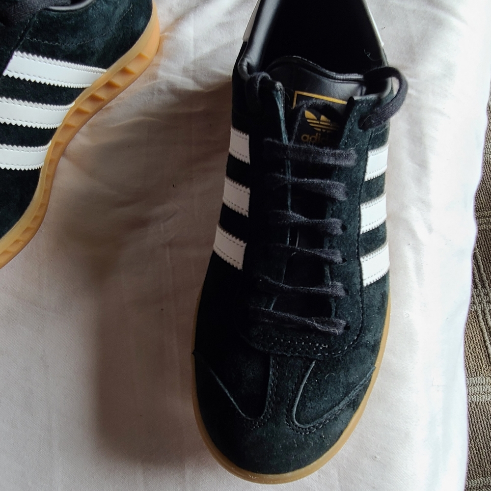 Adidas Hamburg Men Black/White  6.5